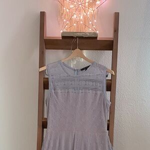 BCBGMAXAZRIA Cassandra Shadow Blue Dress - Size Large